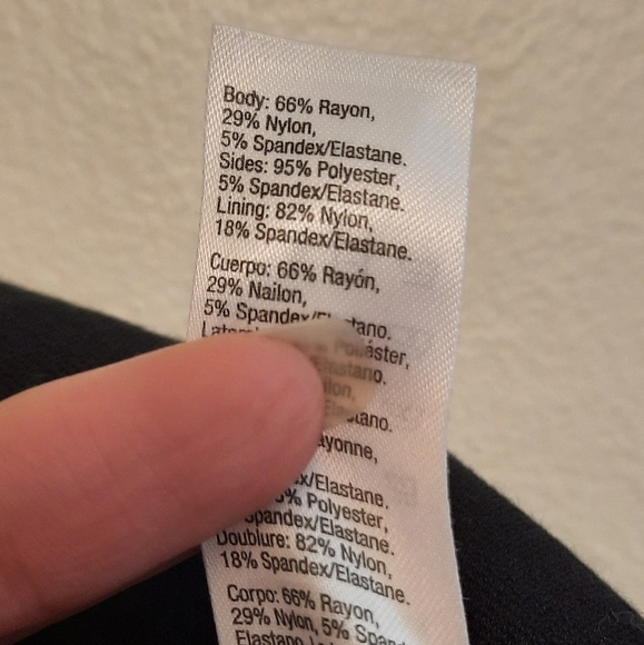 Spanx Black Textured Side Panels Legging Pant Size M - Picture 14 of 14